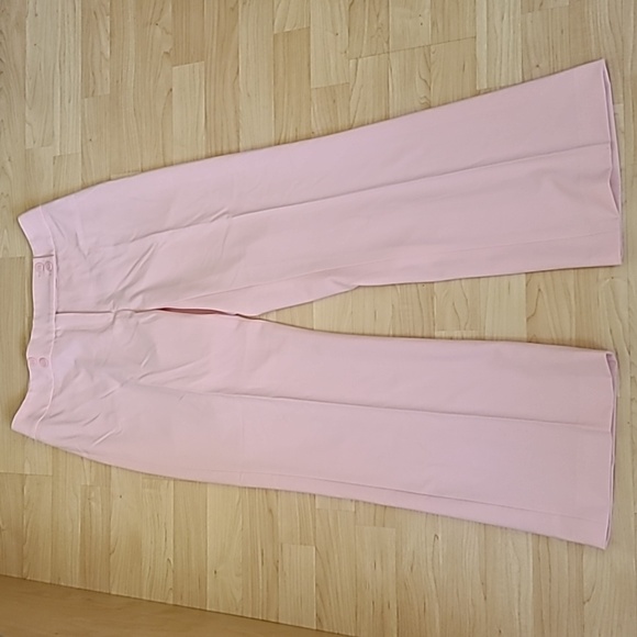 Women Pink Blush Dress Pants Straight Leg Mid Rise Size 10 - Picture 1 of 8